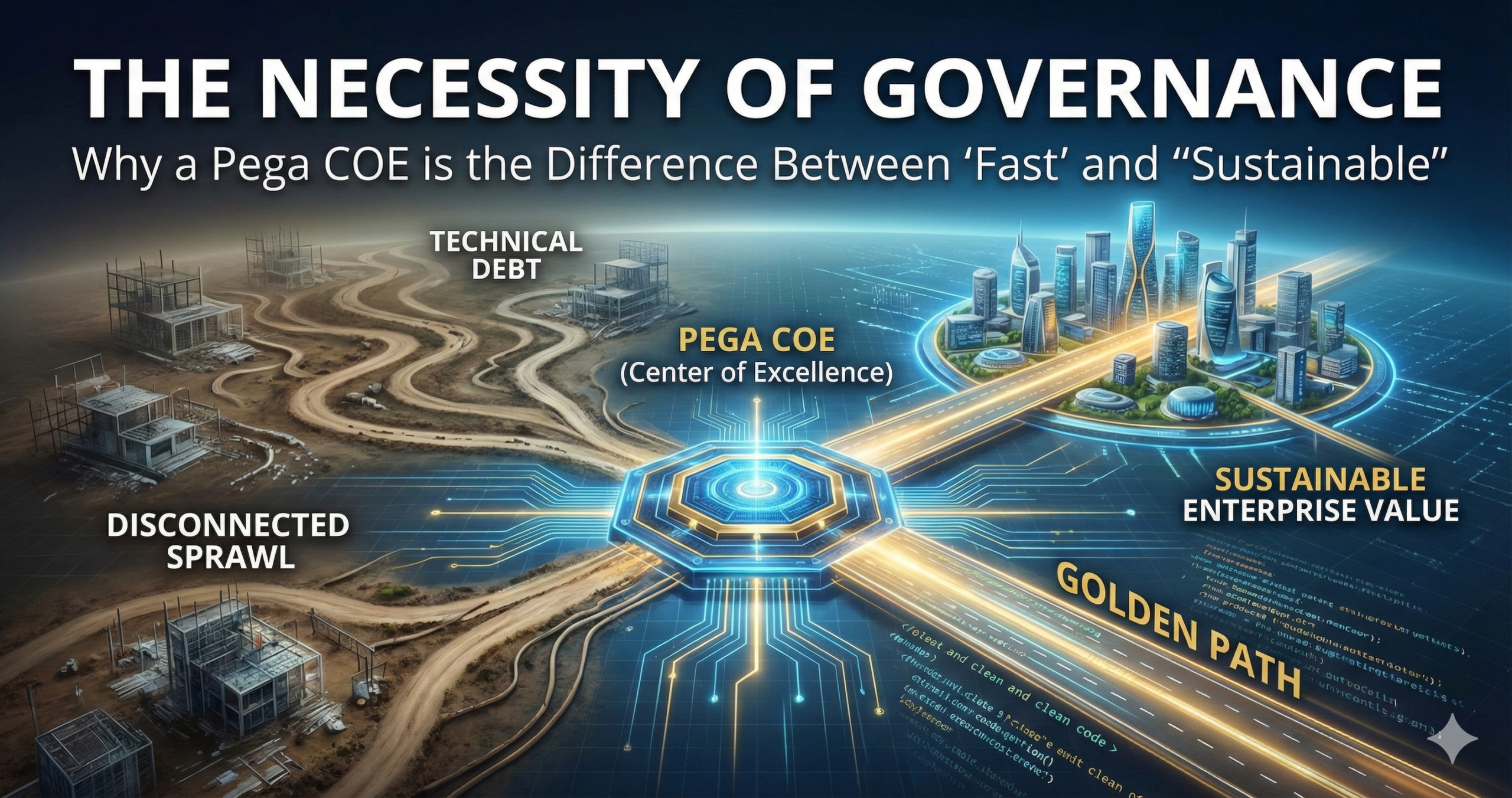The Necessity of Governance: Why a Pega COE is the Difference Between “Fast” and “Sustainable”